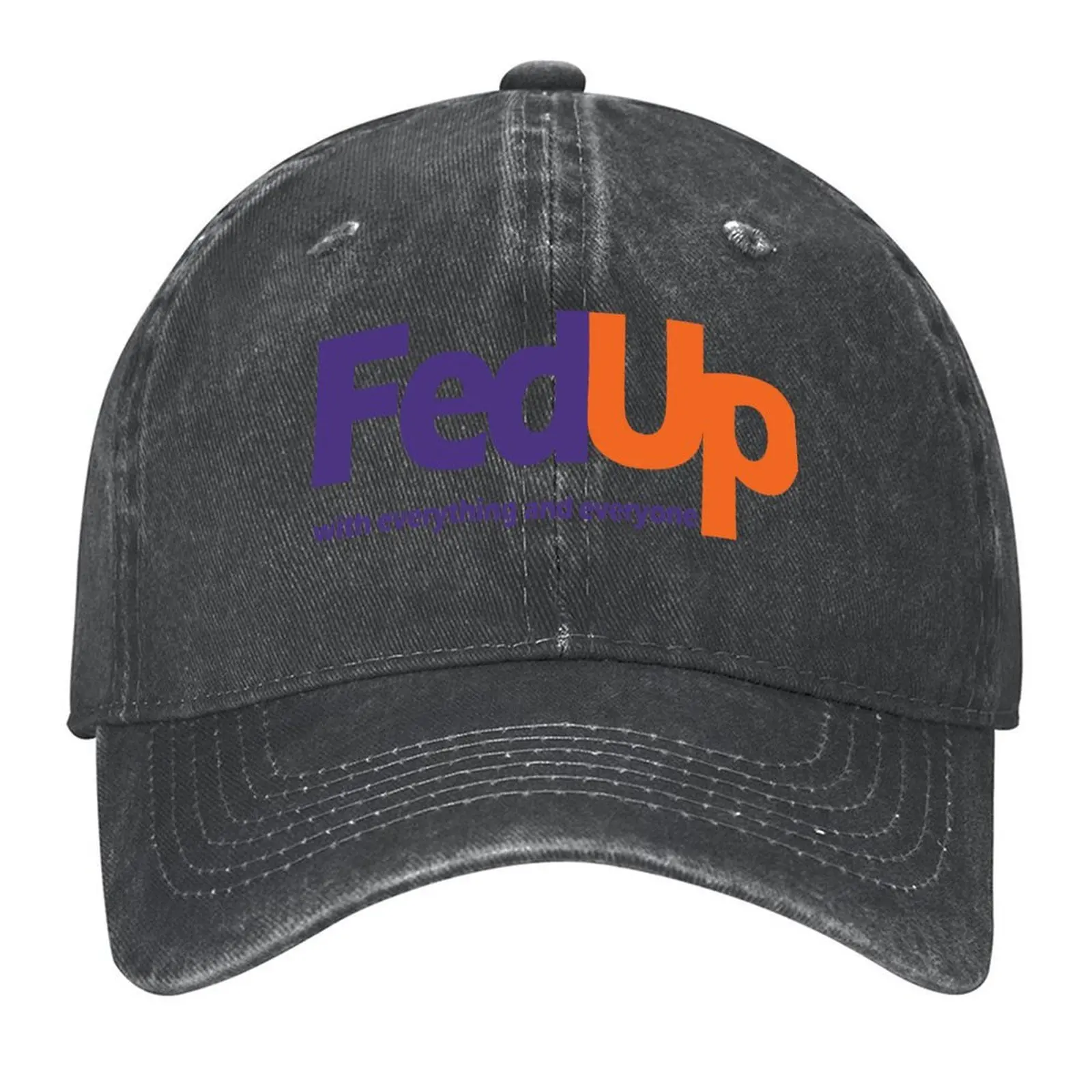 

fed up with everything and everyone Baseball Cap funny hat birthday Hat Man For The Sun Bobble Hat Mens Hats Women's