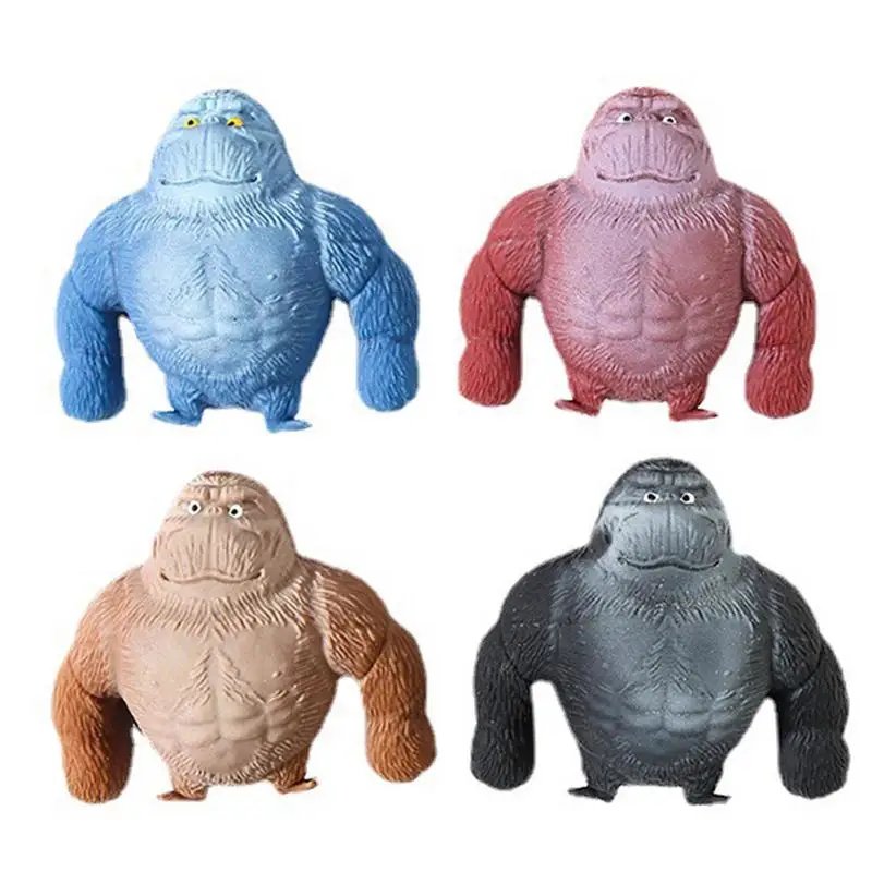 

Stretch Simulation Gorilla Squeeze Vent Soft Toy Creative Stress Relief Toys Slow Rebound Doll Kids Gifts