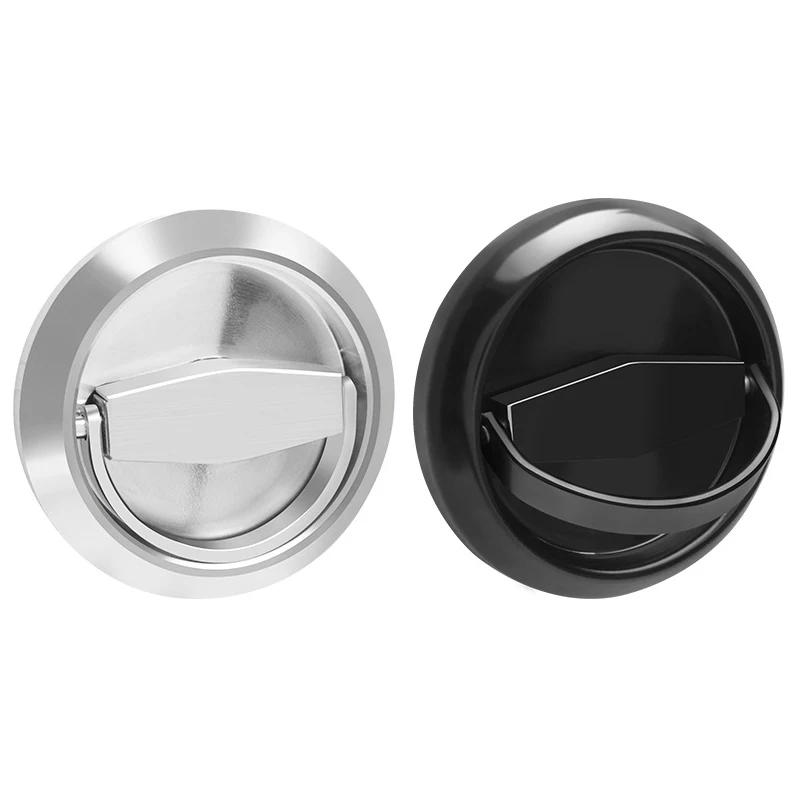 

Stainless Steel Folding Invisible Handle Arc Design 360 Degree Rotating Fire Door Passage Door Pull ring Wardrobe Accessories