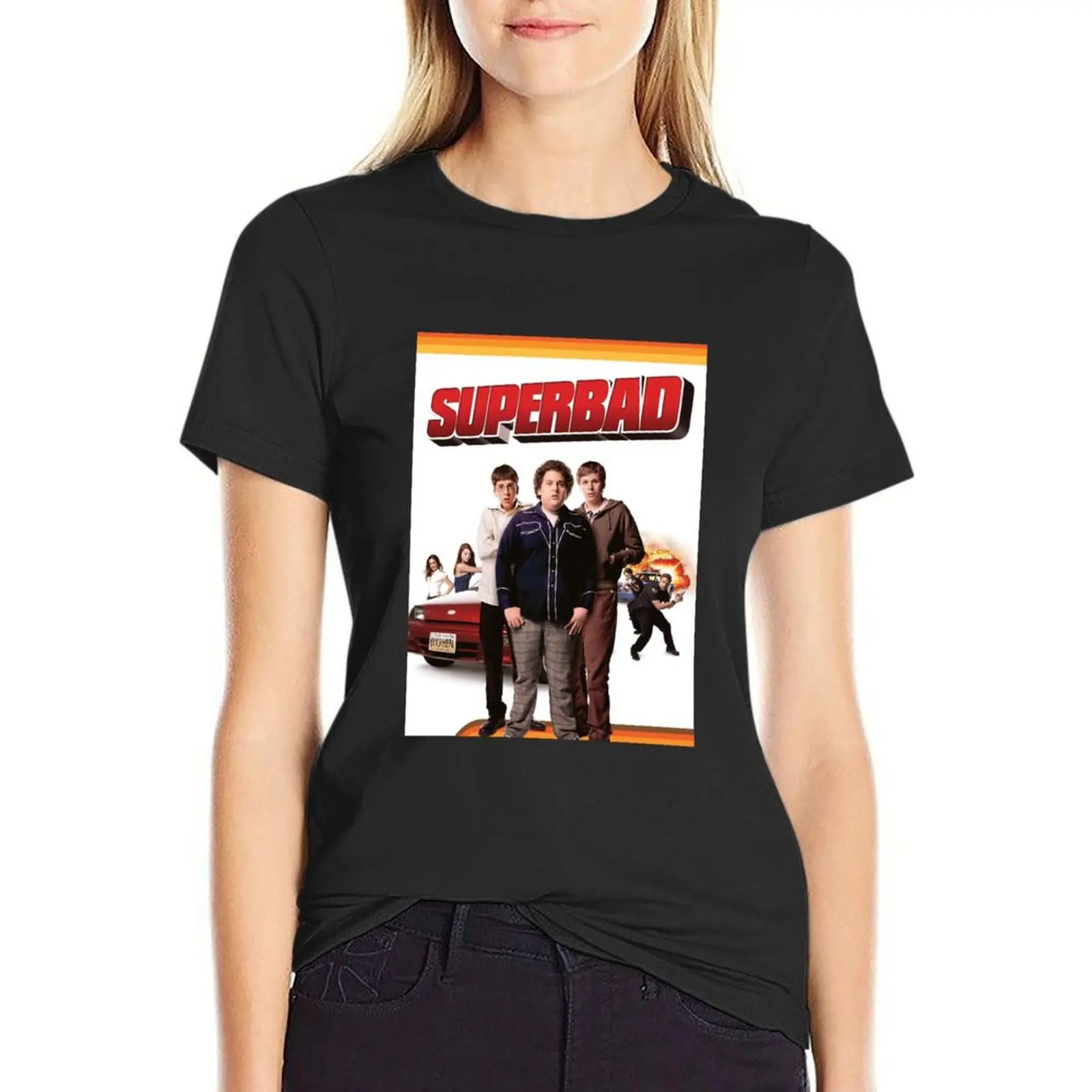 

Superbad Movie T-Shirt hippie clothes Short sleeve tee tops lady clothes Women t-shirts