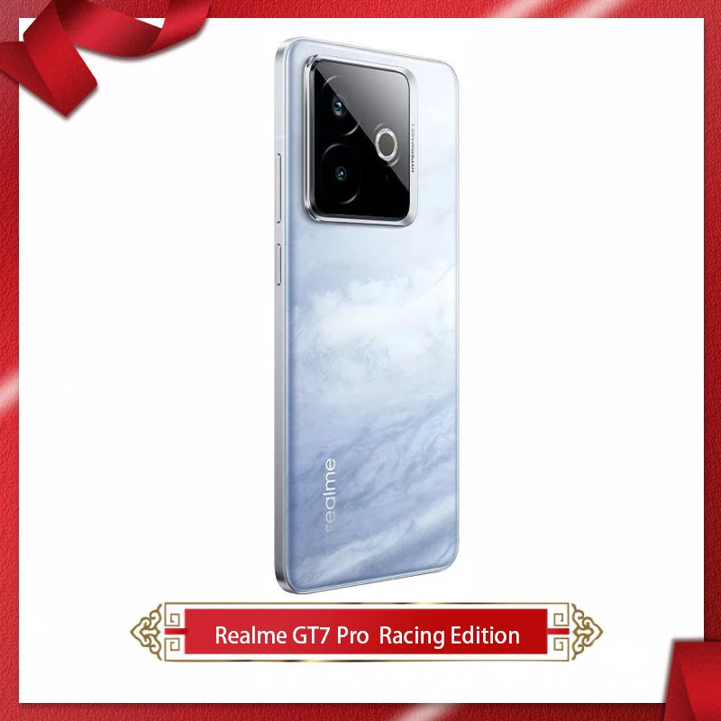 إصدار Realme GT7 Pro Racing الأصلي غير مقفول Snapdragon 8 Elite 6.78 بوصة 50MP 120W Dash Charge 6500Mah IP68 & IP69 NFC