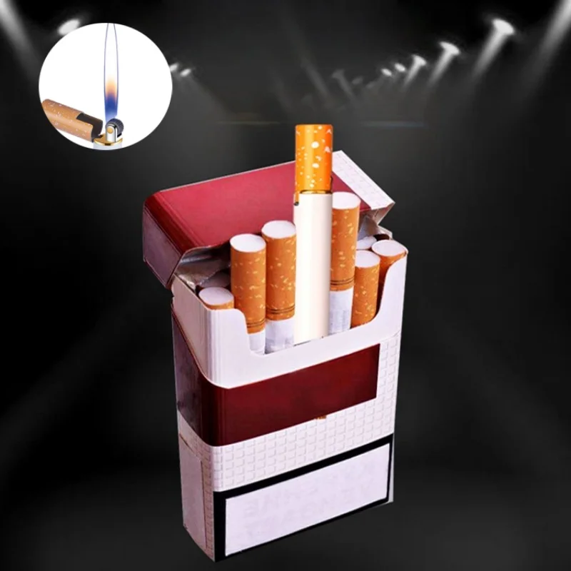 

Mini Soft Flame Lighter Cigarette Style Grinding Wheel Flint Torch Gas Lighters Pocket Lighter Cigarette Accessories Gadget Gift
