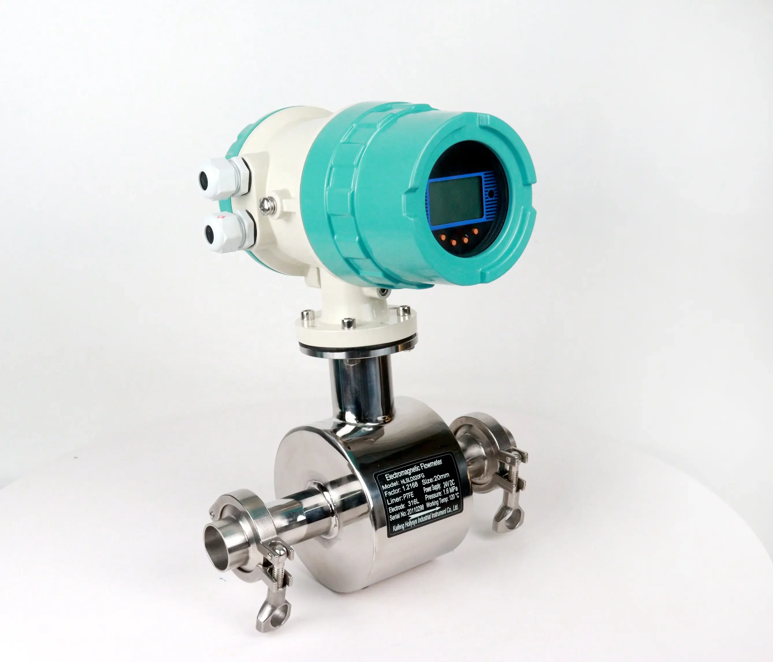 Sanitary Flange Electromagnetic Flowmeter for Process Flow Meters in the Field of Food Hygiene Production