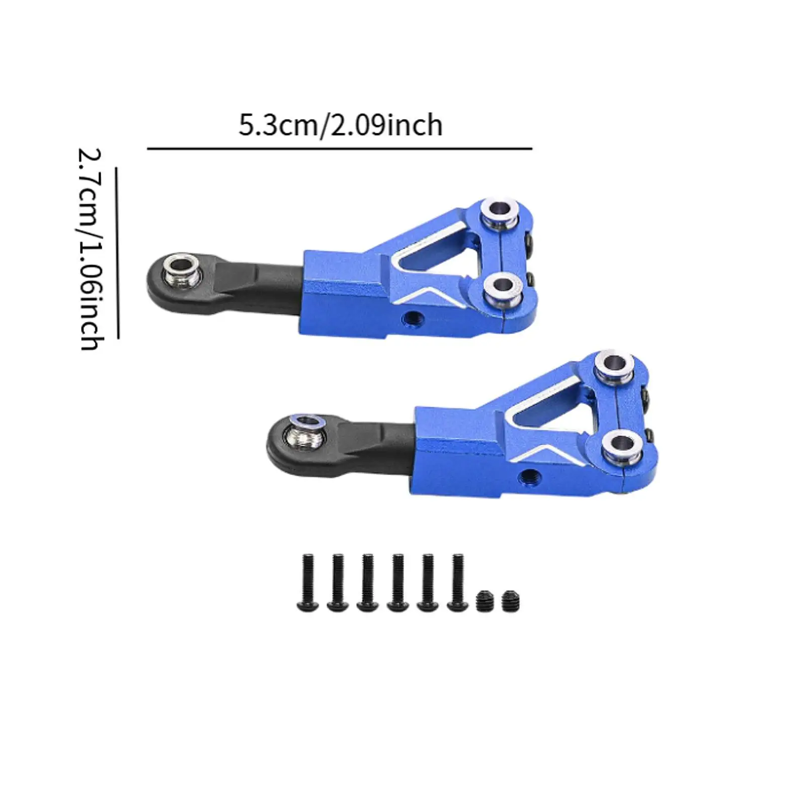 Vervangende zwenkarmen voor 1/10 RC Drift-auto's, compatibel met 10533