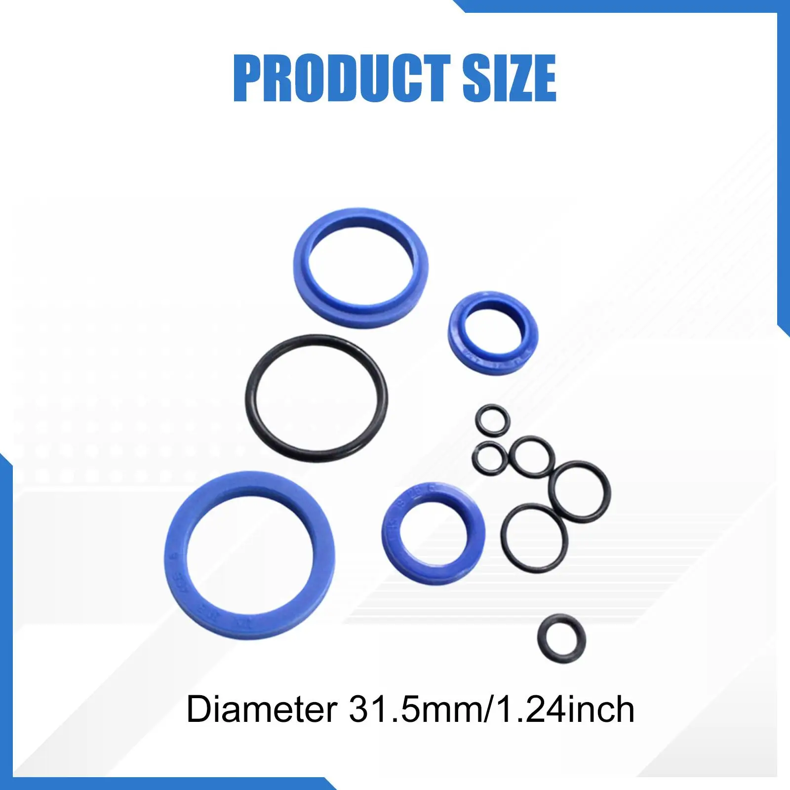 

Forklift Hydraulic Oil Seal Kit Hydraulic Lifting Oil Pump Oil Seal Mechanical Manual Handling Vehicle Parts Replacement