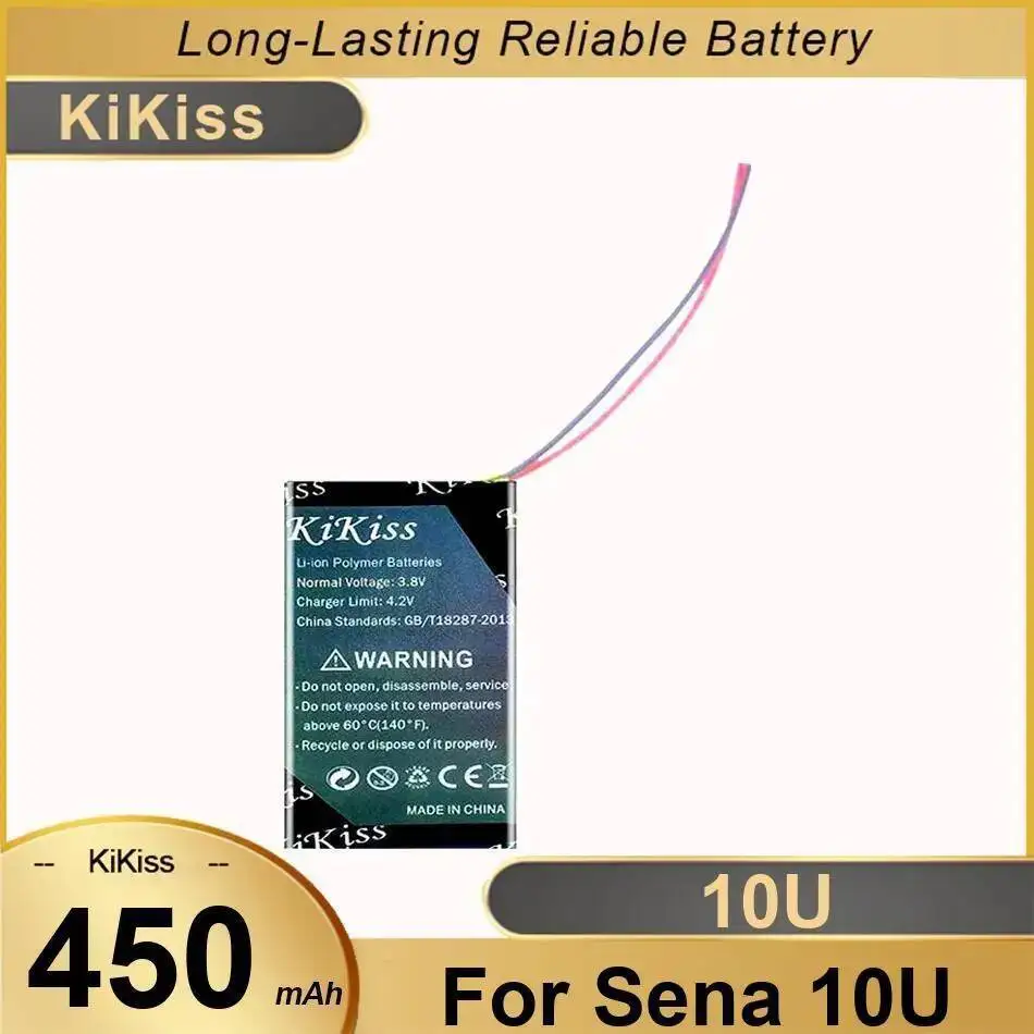 

Стабильный аккумулятор связи Bluetooth емкостью 450 мАч для Sena 10U