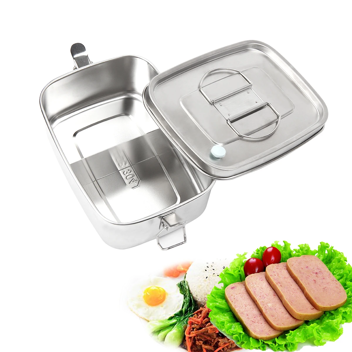 

1100/1500ML 304 Stainless Steel Bento Lunch Box Portable Grids Hermetic Food Storage Container Leakproof Picnic Thermal Boxes