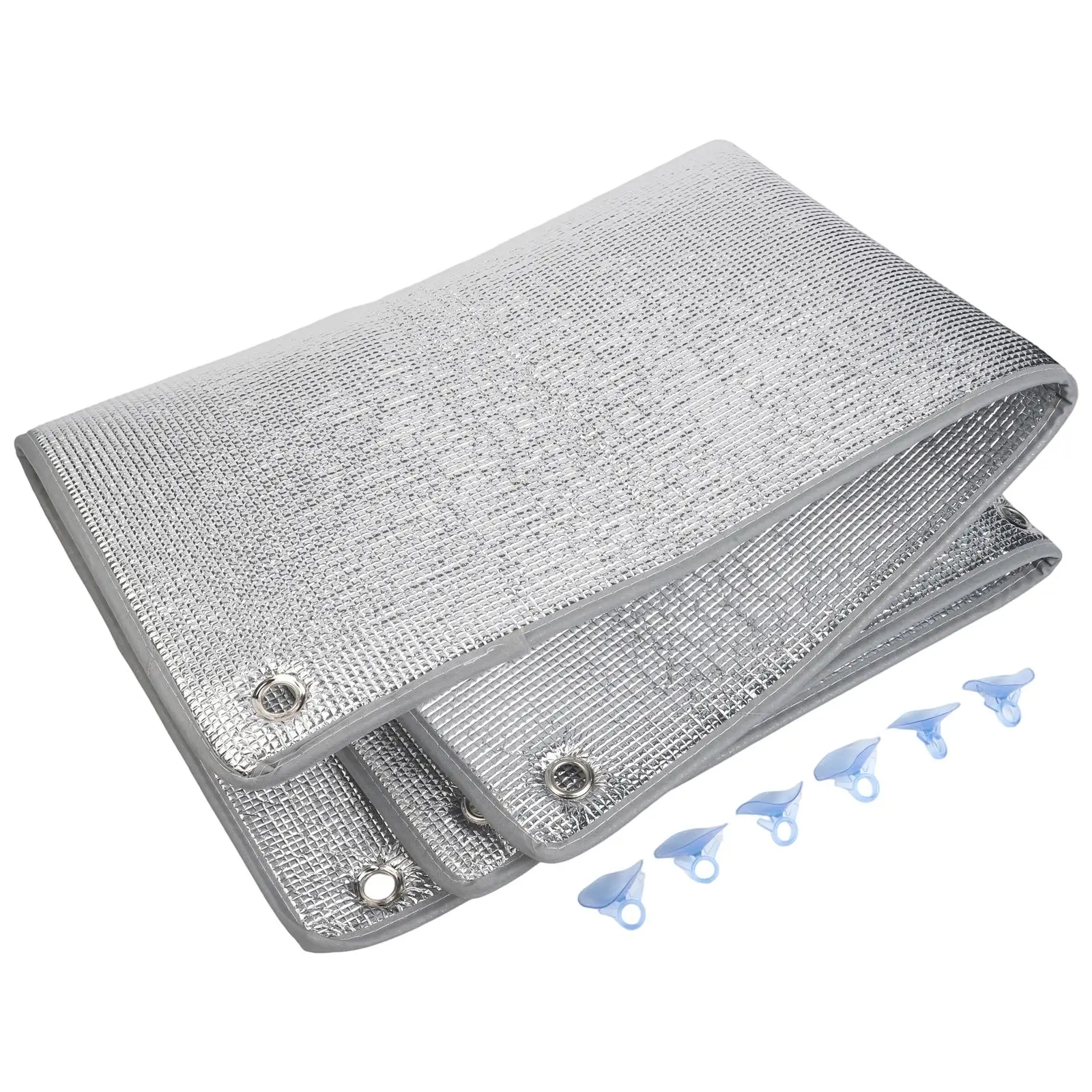 Double-sided Foil 90*100mm Aluminum Foil Insulation Thermal Insulation Easy Maintenance Energy Saving For Windows