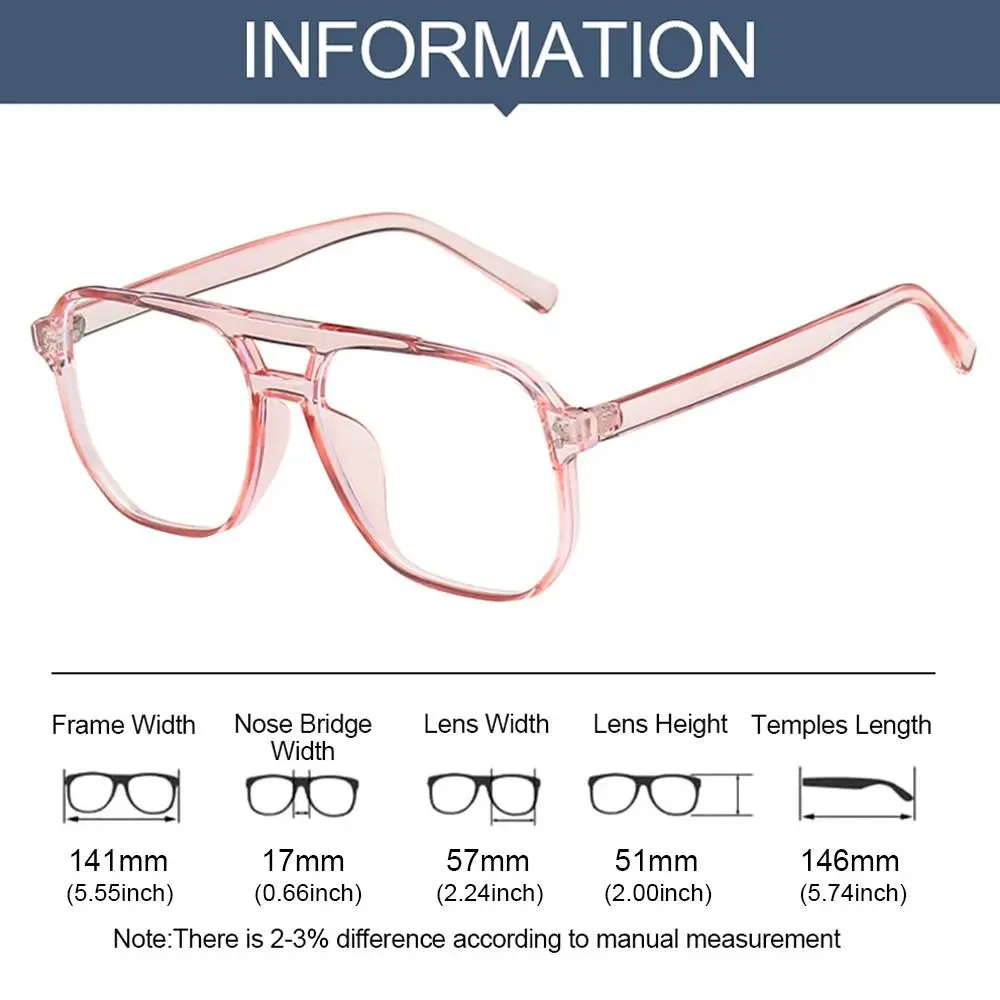 Vintage Transparent Square Anti-Blue Light Glasses Eye Protection Ultralight Computer Goggles PC Square Eyeglasses Men Women