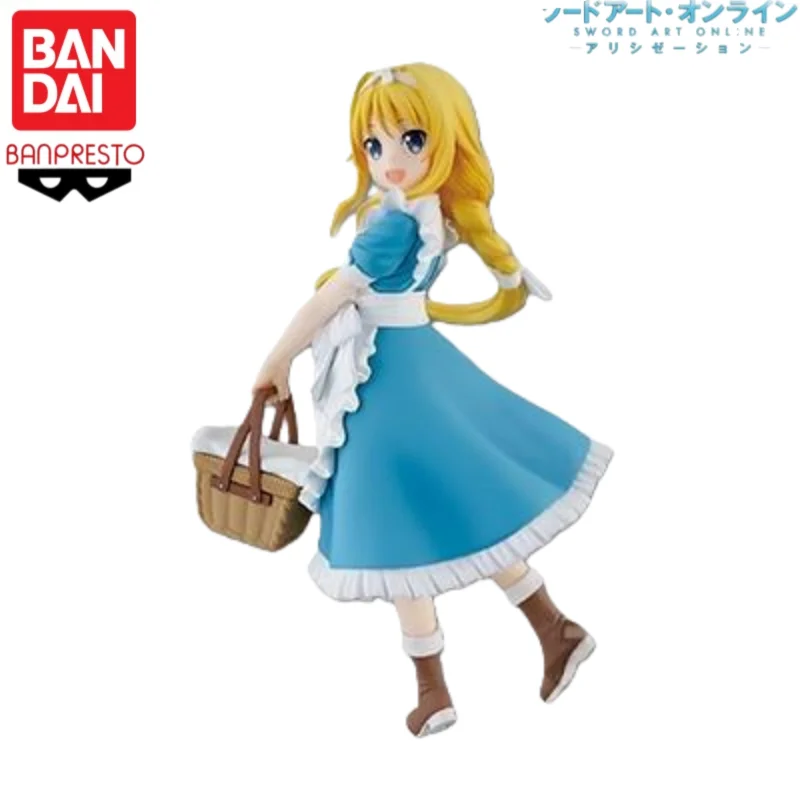 

Оригинальный Bandai Banpresto Sword Art Online Детство Алиса Рисунок Аниме Персонажи Коллекционные Украшения Модель Игрушки Гараж