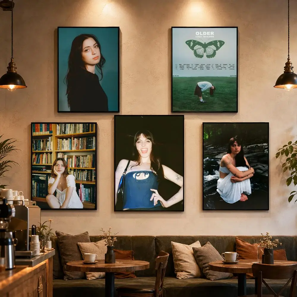 Singer L-Lizzy M-McAlpine Poster Self-adhesive Art Waterproof Paper Sticker Coffee House Bar Dorm Room Wall Decor
