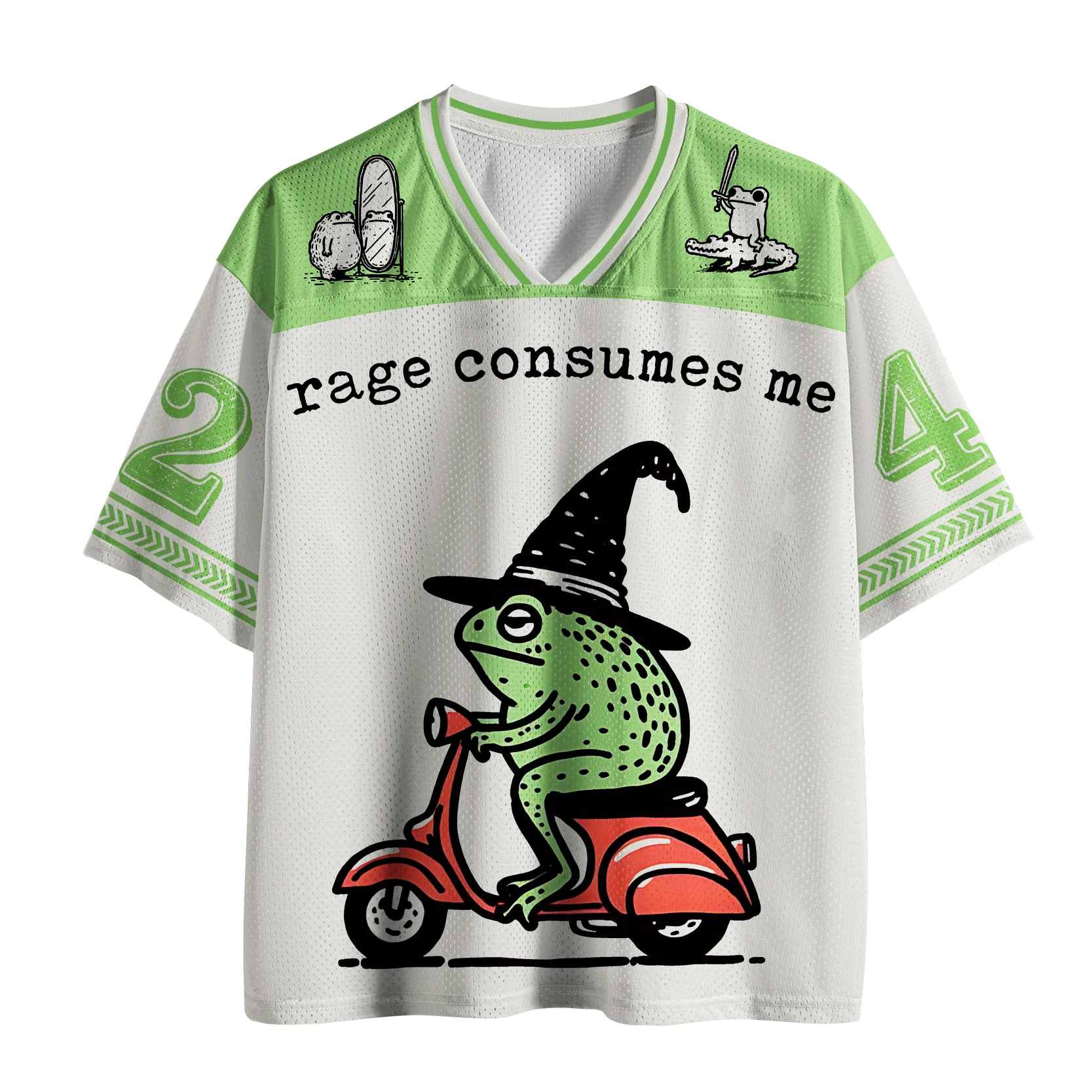 2026 Rage Consumes Me Witch Frog Meme Graphic T‑Shirt Men Women Unisex Kids Plus Size Vintage Jersey Oversized Short Sleeve Tee