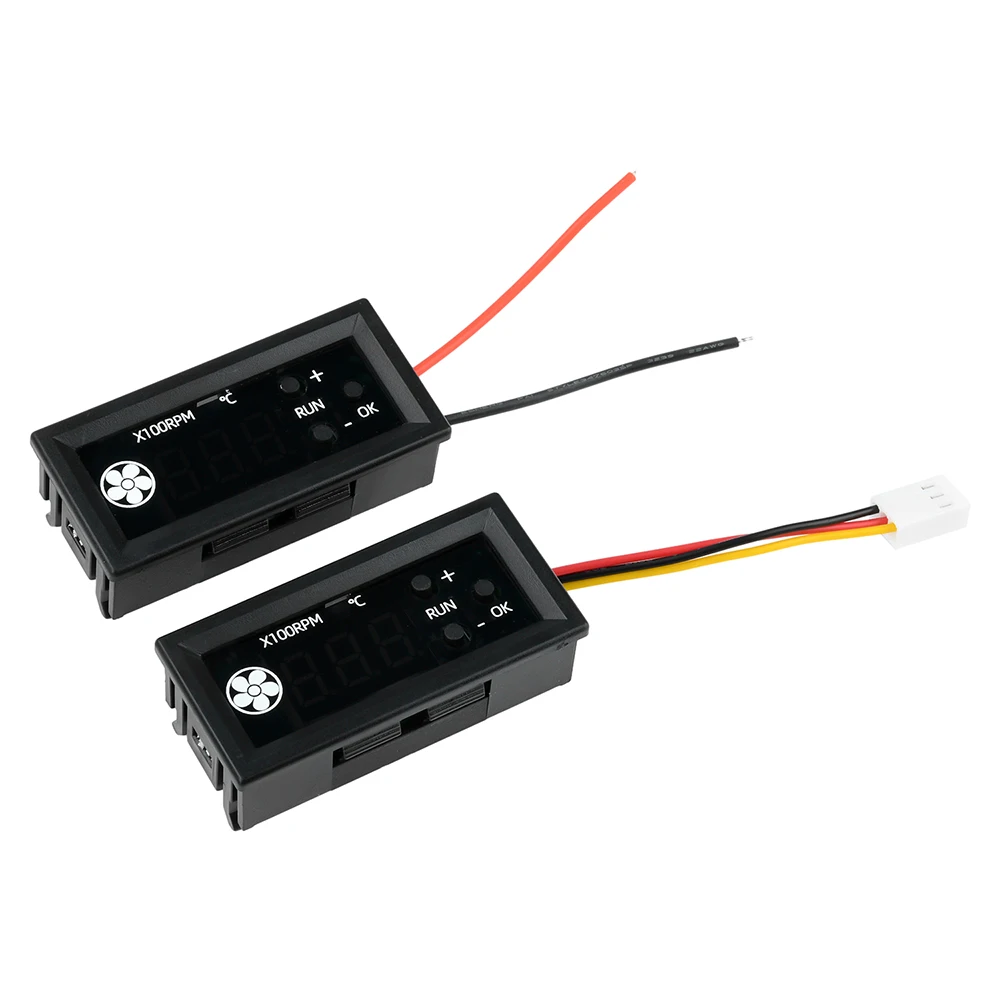 4-Draht-PWM-Lüfterthermostat 12V 3A Drehzahlregler mit Mehrfachfühler für PC-Gehäuse Industriekühlung – Detail 14