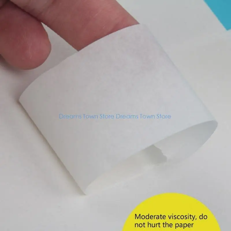 HX6A White Masking Tape Length 787.4in(20M) 4 Kinds Optional For Creating for Sharp E