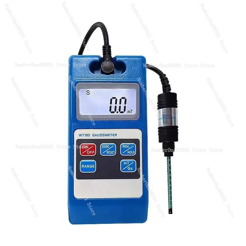 WT-103 Digital Gaussian Meter Tesla Meter Magnet Magnetic Field Tester Magnetometer Magnetic Tester