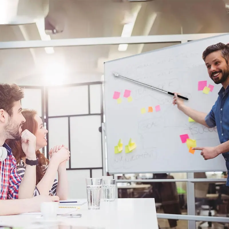 عصا دليل إصبع قابلة للسحب من الفولاذ المقاوم للصدأ لتدريس الفصول الدراسية المدرسية #6