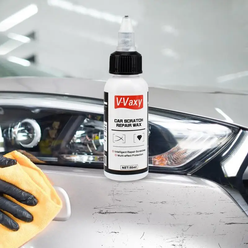 50ml Car Scratch Remover Wax Polishing Compound Auto Wheel Hub Rust Cleaning Agent V-Vaxy Car Scratch Repair Polishing Wax