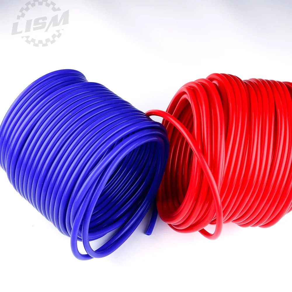 1Meter Length ID:8mm Silicone Vacuum Hose Tube Pipe Universal Red Blue Black 3 Colors