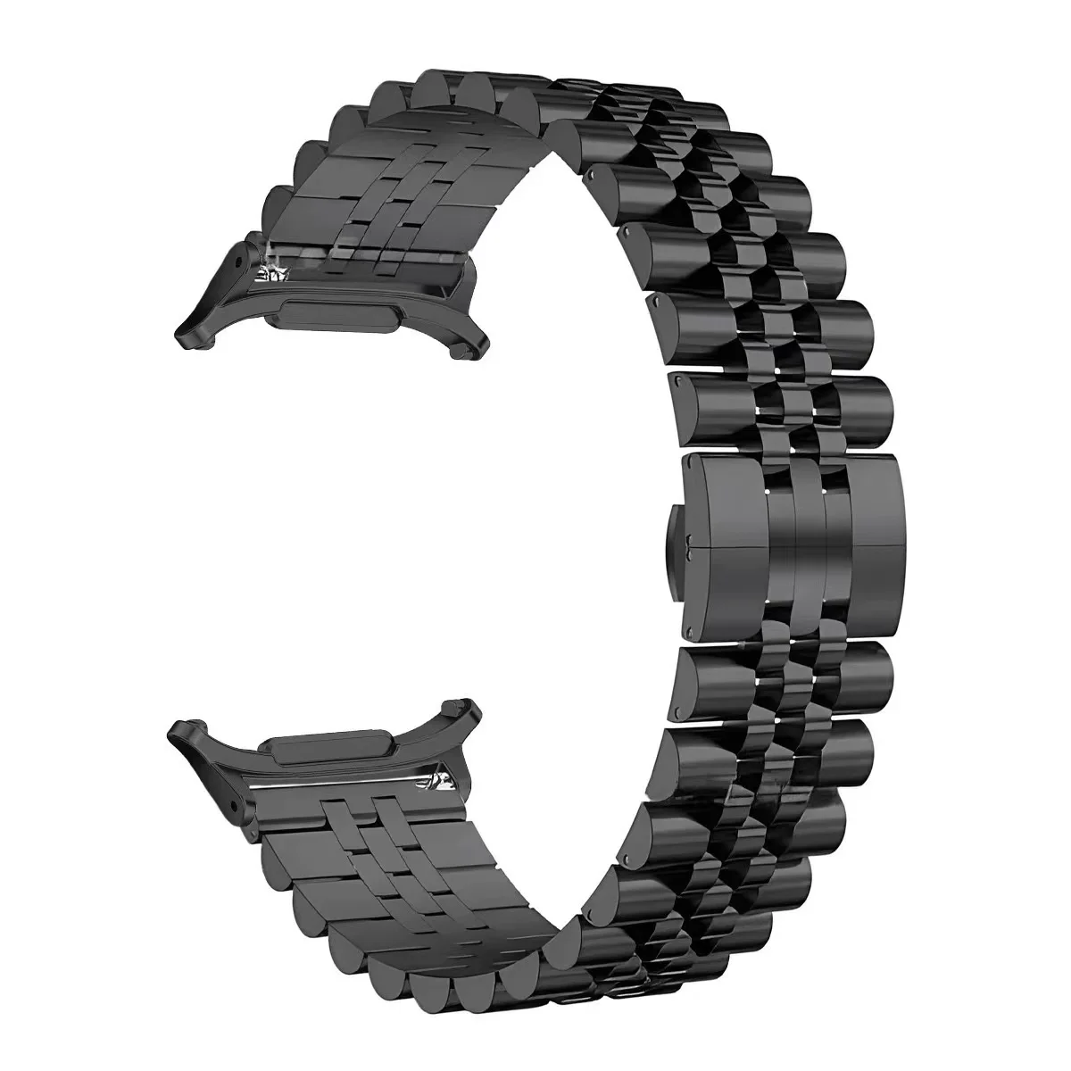 حزام ساعة معدني لساعة سامسونج جالاكسي الترا 2025 47 ملم سوار معصم من الفولاذ المقاوم للصدأ لساعة جالاكسي 7 الترا سوار