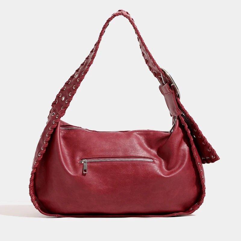 حقائب تحت الإبط منسوجة عتيقة للنساء حقيبة يد ومحفظة فاخرة مصممة لعام 2024 جديدة من البولي يوريثان ذات سعة كبيرة وأحزمة كتف واسعة عبر الجسم شحن مجاني وصول سريع #2