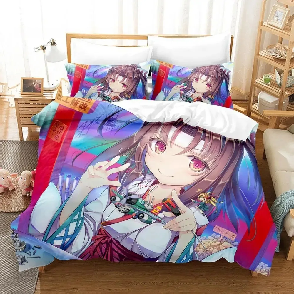 

Zuihou (Kancolle) Bedding Set Single Twin Full Queen King Size Bed Set Aldult Kid Bedroom Duvet cover Sets Print bed sheet set