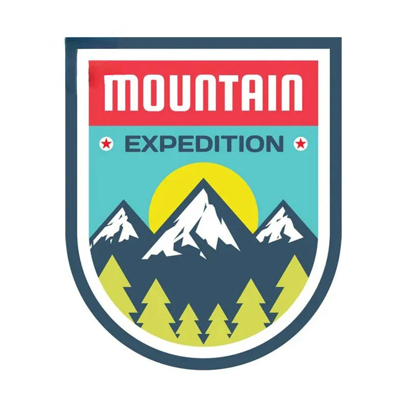 13cm Expedition Travel Car Sticker Never Stop Exploring Decal JDM Off-road Rear Personality, Decoration Accessories PVC Stickers