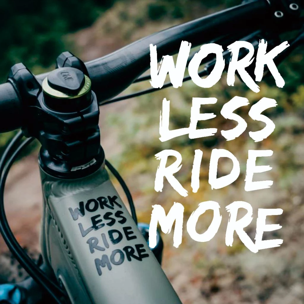 

road bike cutting sticker for head tube workk less ride more