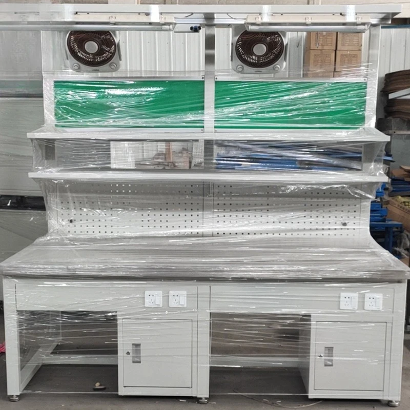 

Factory workshop assembly line inspection workbench maintenance console