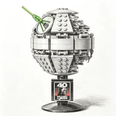 2026 New Space Wars Mini Death Star-2 Building BlocksConstruction Kits Model Toys Adults Birthday Festival Gifts