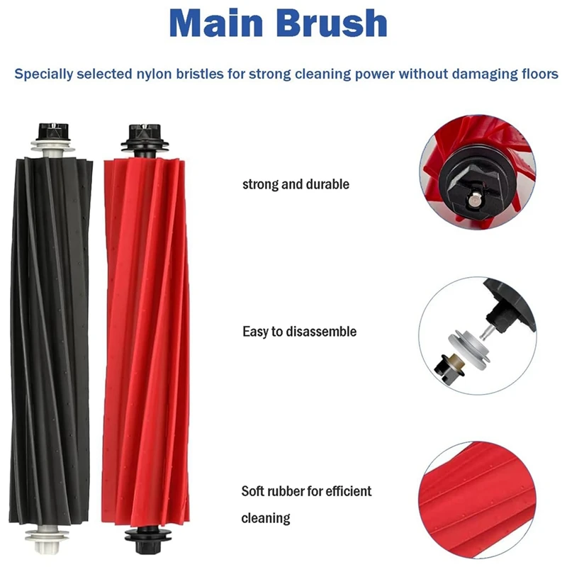 AB43 22-PCS-Accessories-Kit-For-Roborock-S8-Pro-Ultra-Robot--Vacuum-Parts--Roller-Side-Brushes-Filters-Mop-Cloths-Dust-Bags