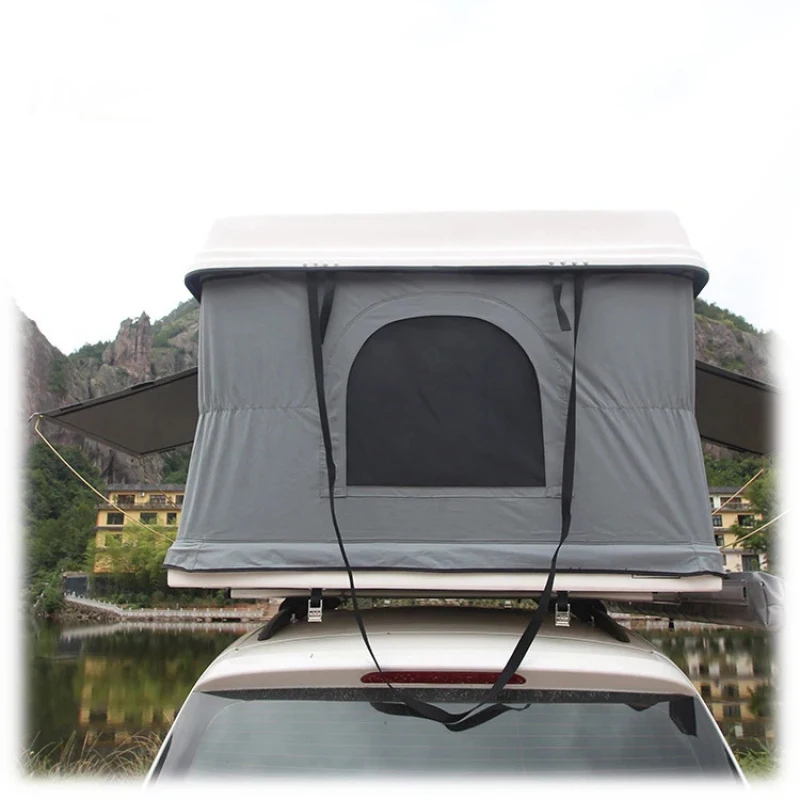 

2022 Tearproof Car Hard Shell Roof Top Tent for Hiking Camping 2-3 People