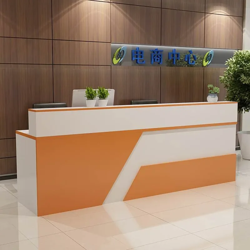 for Company Front Desk Reception Counter for Clothing Store Checkout Travel Agency Office Service Consultation Desk