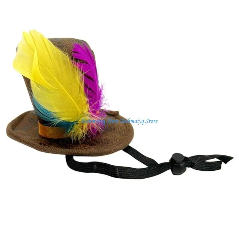 573B Classical Top Hat Hairhoop for Women Men and Children Unisex Hat Headpiece for Various Festival Event and Daily Activity