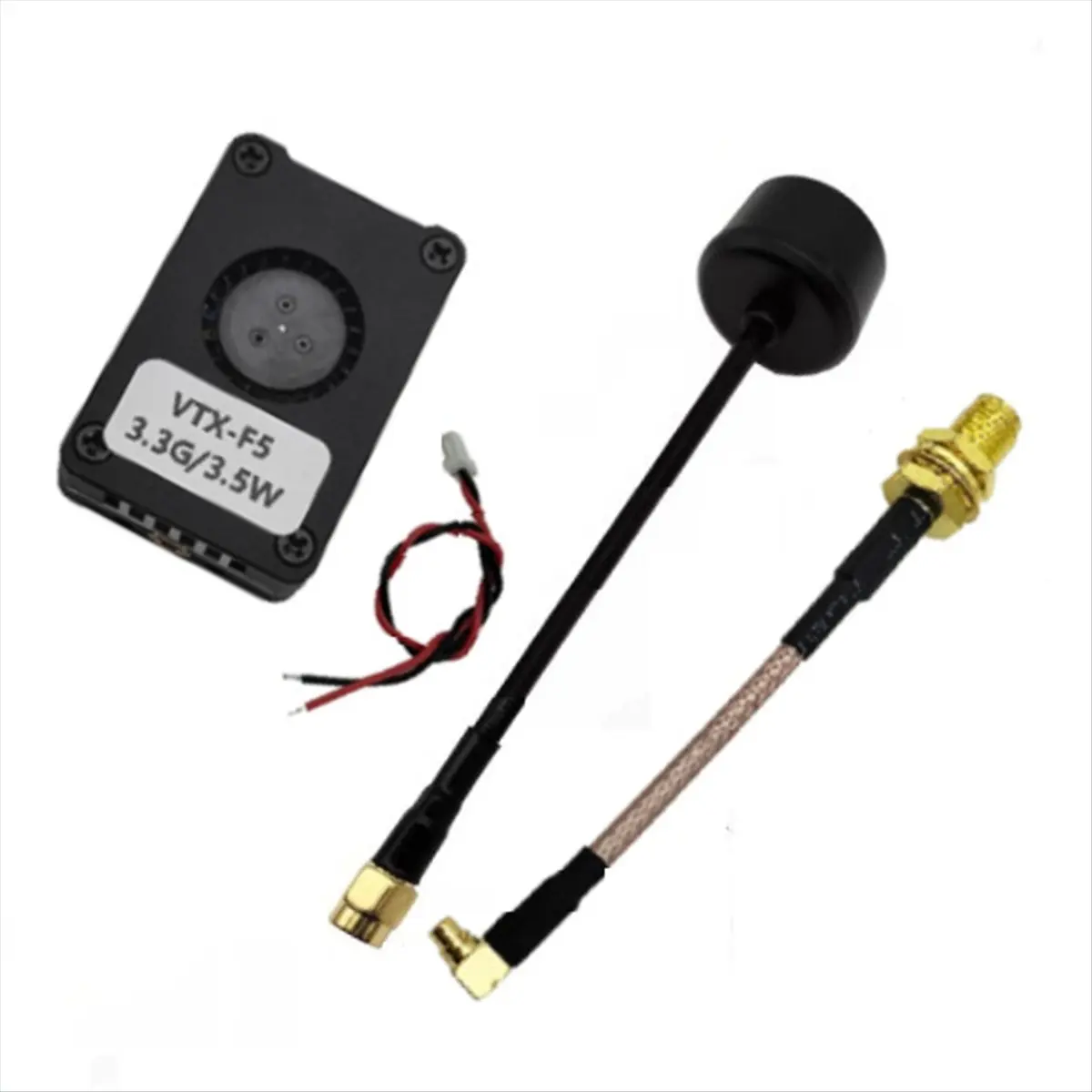 A49T VTX-F5 3.3G VTX 3.5W 64CH FPV Wireless Analog Image Transmission Transmitter Frequency Range 3060-3500MHz