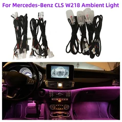 12-color Ambient Light For Mercedes-Benz CLS W218 Ambient Light A-column Glow treble automotive interior lighting upgrade new
