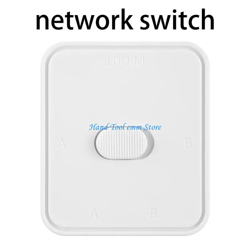 H37F 2 Port Gigabit Switcher Lan High Performance Ethernet for Smart Switch 100/1000Mbps RJ45 Internet Splitter