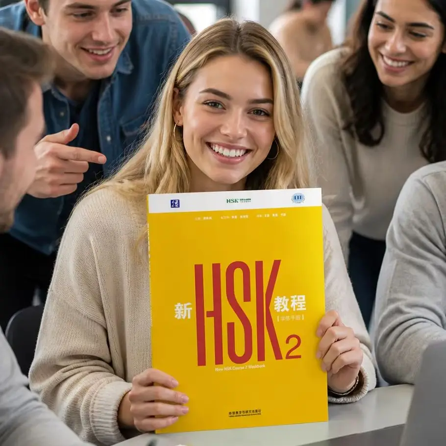New HSK Course 2 (2026 Edition) Chinese learning by Fenglan 
