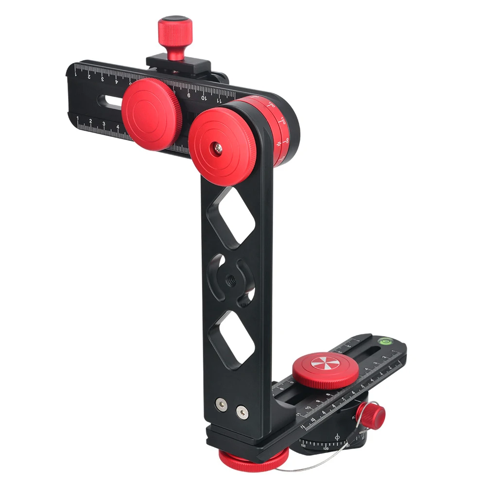 720 Degree Panoramic Head Aluminium Alloy with Arca-Swiss Standard Ball Head Quick Release Plate Max. Load 10kg for DSLR Camera