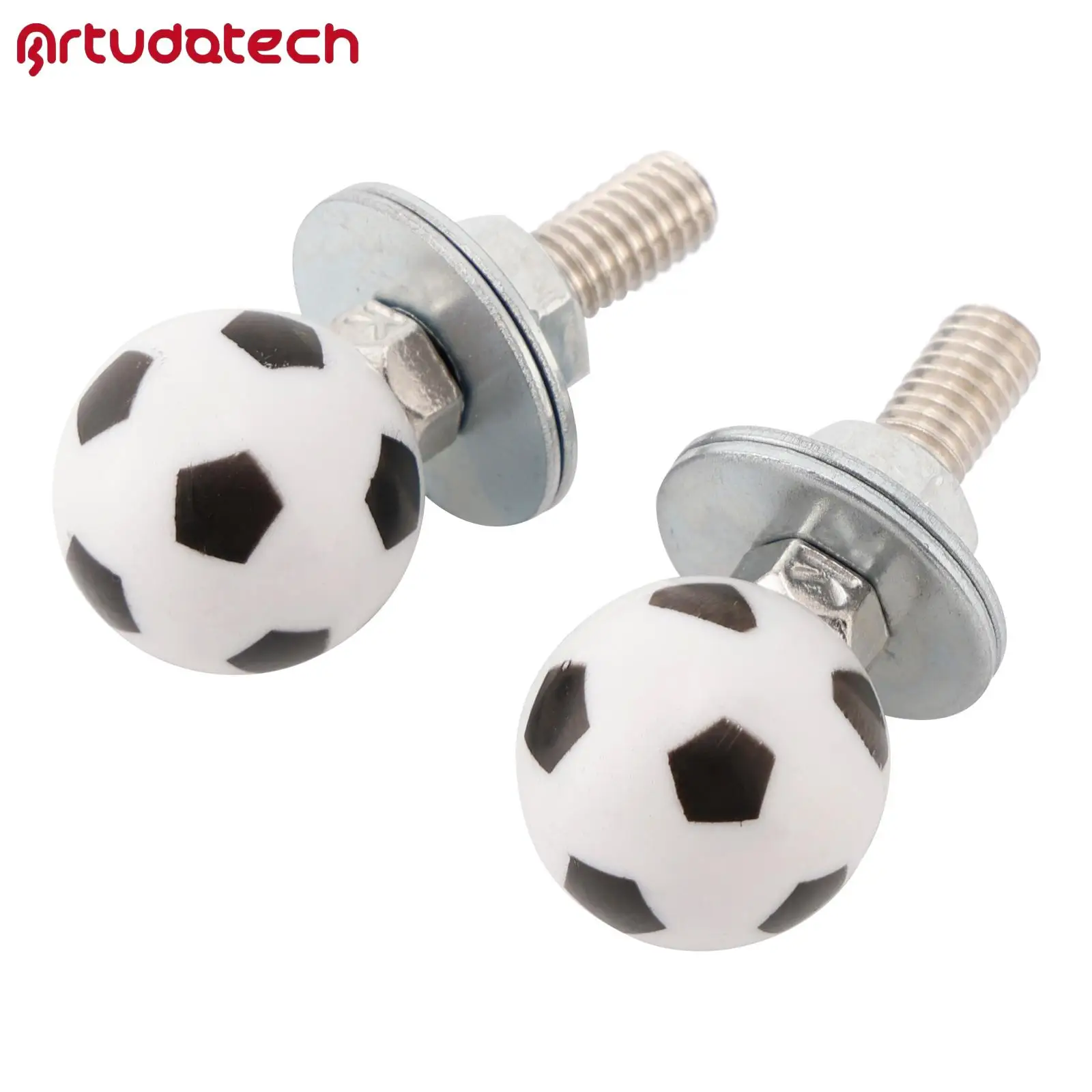 

2x Motorcycle Bike Plastic Soccer License Plate Bolt On Screw On Frame Nut