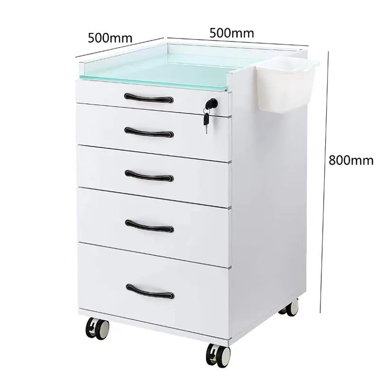 Mobile Stainless Steel Medical Dental Office Instrument Storage Cabinets Clinic Furniture