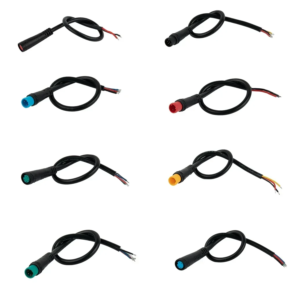 Ebike Display Connector 2/3/4/5/6 Pin Cable Waterproof Connector Signal Line Brake Signal Line Extension Line Electric Bike Part