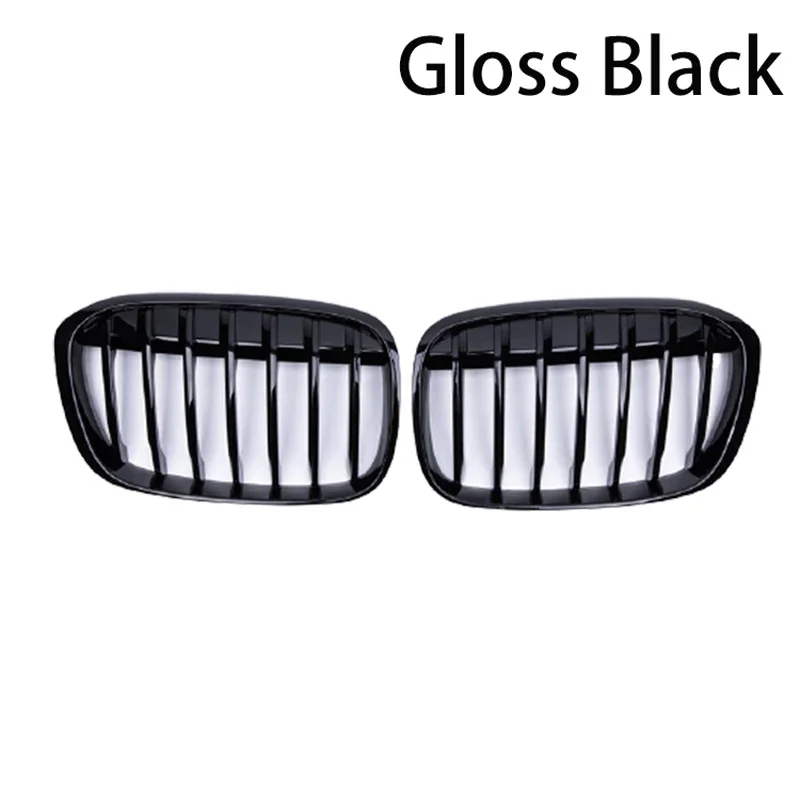 Voor BMW X1 F48 F49 Glanzend Zwart Grille Auto Front Nier Grill Roosters Racing Grills Enkele Lijn Grille 2016-2019 Accessoires