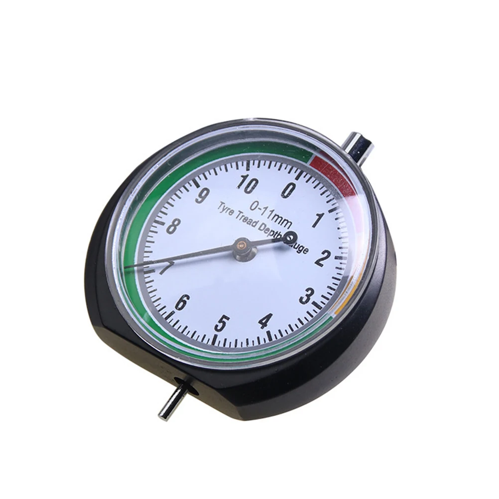 

1Pcs Depth Gauge Tire Tread Measure Tool Clear Calibration Fine Workmanship Comfortable Grip Lightweight Portable for Tyre Tread
