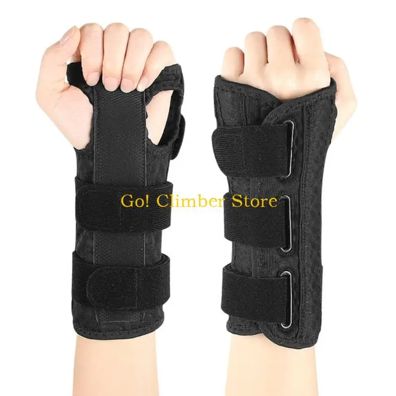 Q84C Practical Sports Wrist Support with Reinforced Polyester Stabilization for Carpals Tunnel Customizable Tightness