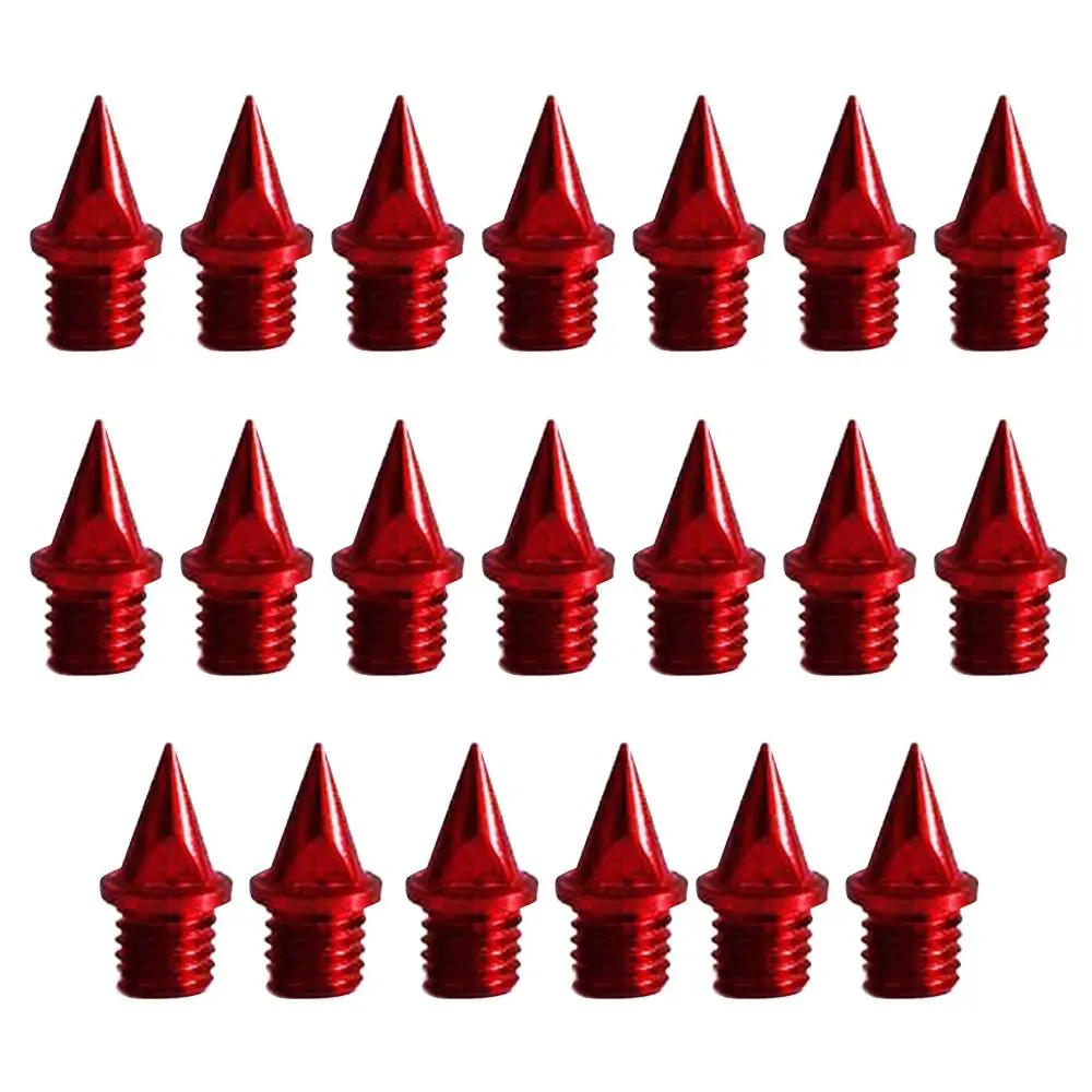 20 قطعة ركض جديد 1/4 بوصة مسامير كربون حقل المسار مع مفتاح ربط المسامير لأحذية المسار