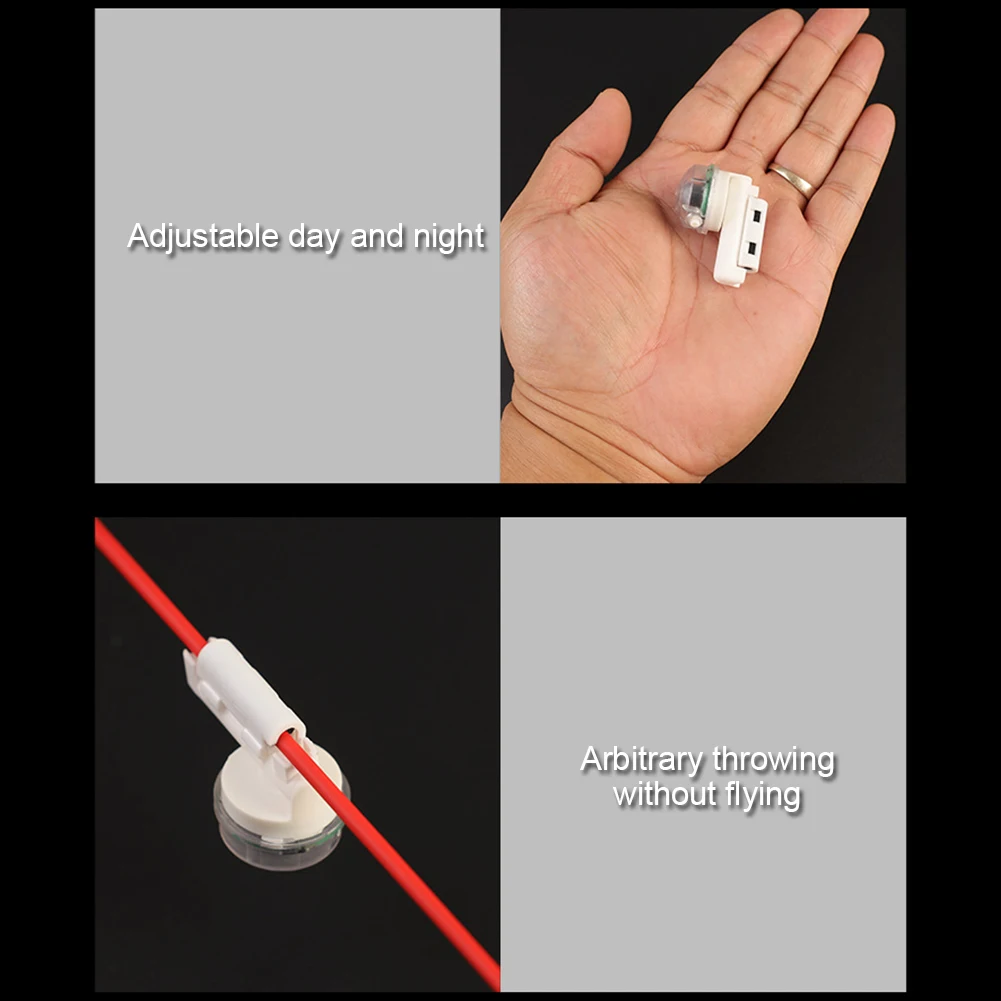 

Сигнализация для ловли карпа с наконечником удочки, универсальная электронная удочка, светящаяся сигнализация, портативный легкий вес для аксессуаров для ночной рыбалки