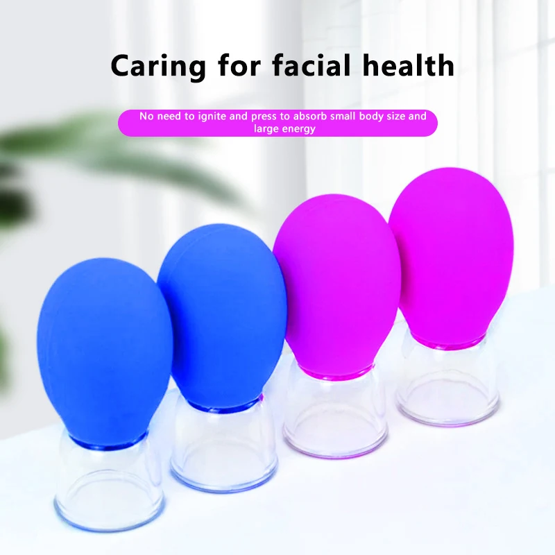 

Silicone Cupping Massage Cup For Body Fac Neck Eye Massage Vacuum Tank Body Facial Care, Anti-aging Beauty Tool