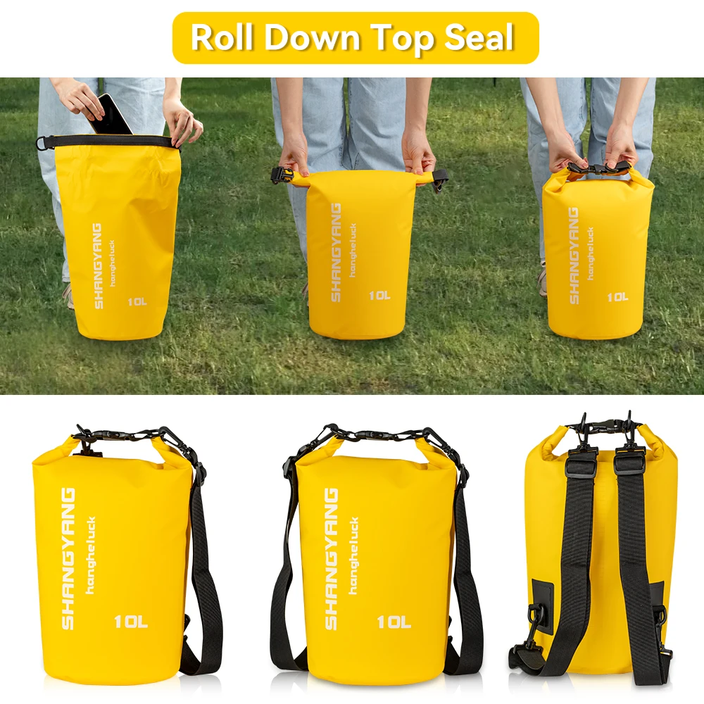 

Waterproof Dry Bag 30L 20L 10L Motorcycle Travel Tail Bag For Motorbike Luggage Backpack Motorcycle Seat Bags