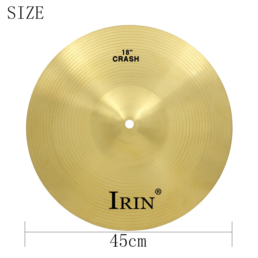 IRIN Drum Set Becken 8/10/12/14/16/18/20 Zoll Messing Becken Splash Crash Hi-Hat Jazz Drum Becken Percussion Instrument Teile – Detail 12