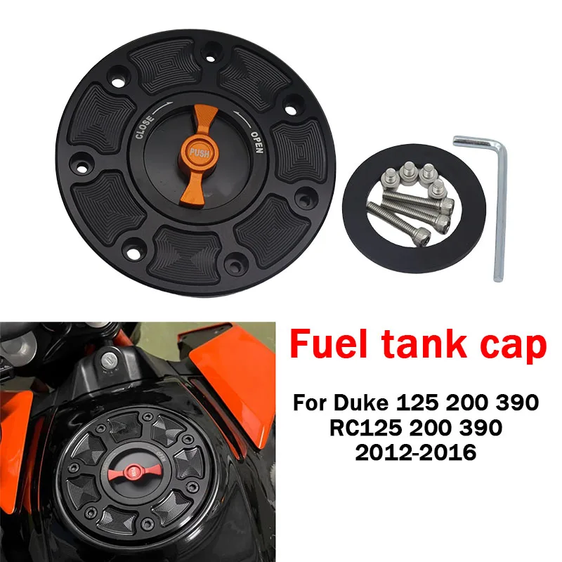 

For RC125 RC200 RC390 Duke125 Duke200 Duke390 Duke 125 200 390 RC 125 200 390 Motorcycle Fuel Tank Cap Oil Cover Accessory